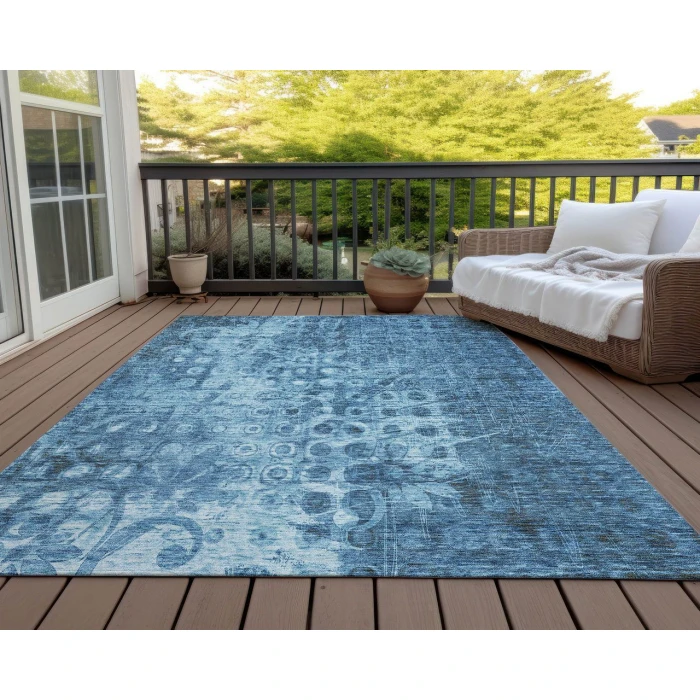Chantille ACN577 Blue 5' x 7'6" Rug