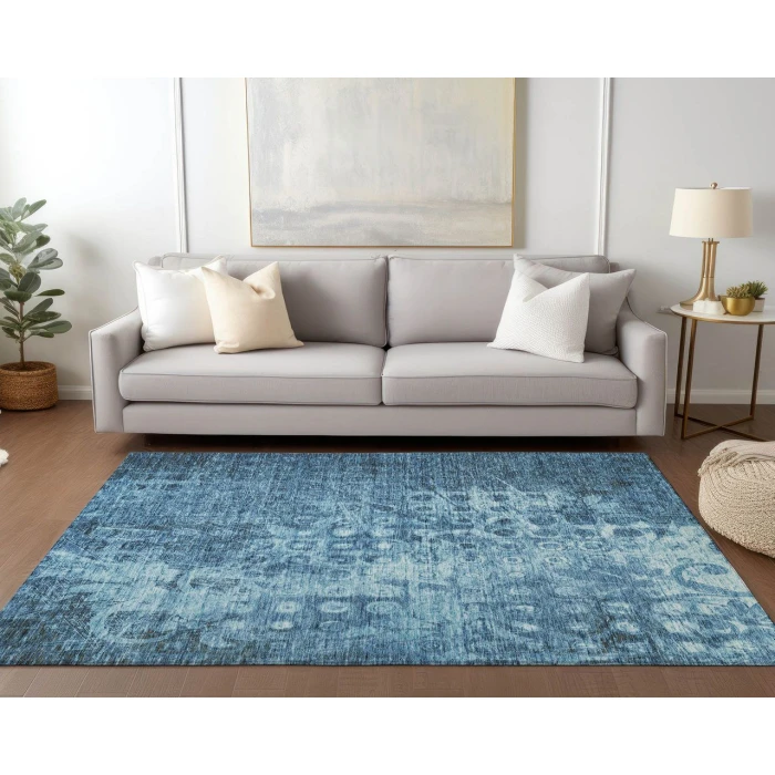 Chantille ACN577 Blue 5' x 7'6" Rug