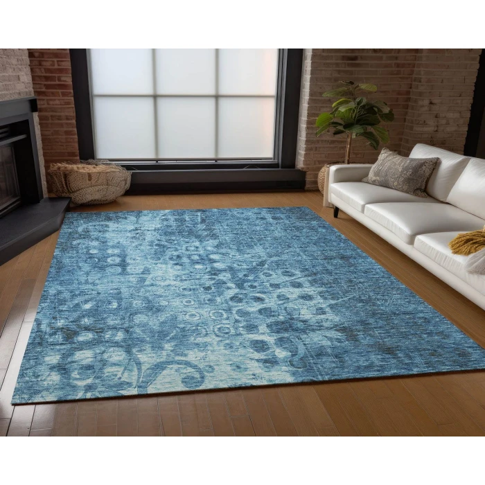 Chantille ACN577 Blue 5' x 7'6" Rug