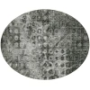 Addison Chantille ACN577 Charcoal 8 ft. x 8 ft. Round Rug