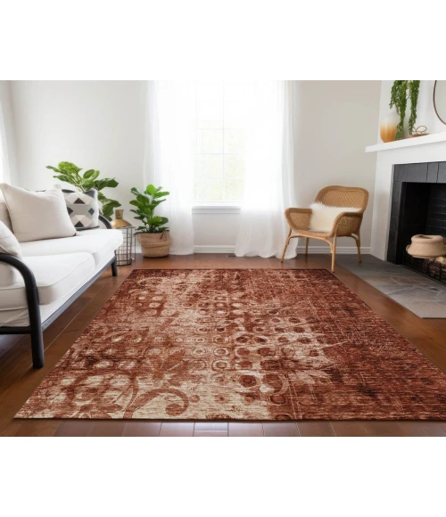 Chantille ACN577 Paprika 5' x 7'6" Rug