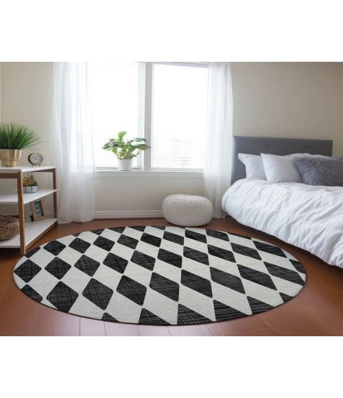 Chantille ACN578 Black 8' x 8' Rug