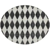 Addison Chantille ACN578 Black 8 ft. x 8 ft. Round Rug