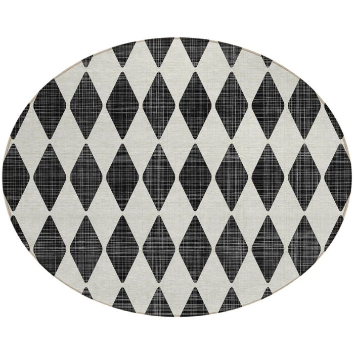 Chantille ACN578 Black 8' x 8' Rug