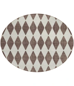 Addison Chantille ACN578 Brown 8 ft. x 8 ft. Round Rug