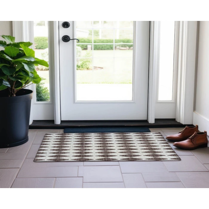 Chantille ACN578 Brown 1'8" x 2'6" Rug