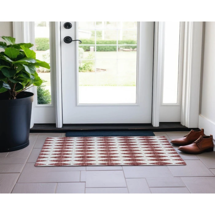 Chantille ACN578 Burgundy 1'8" x 2'6" Rug