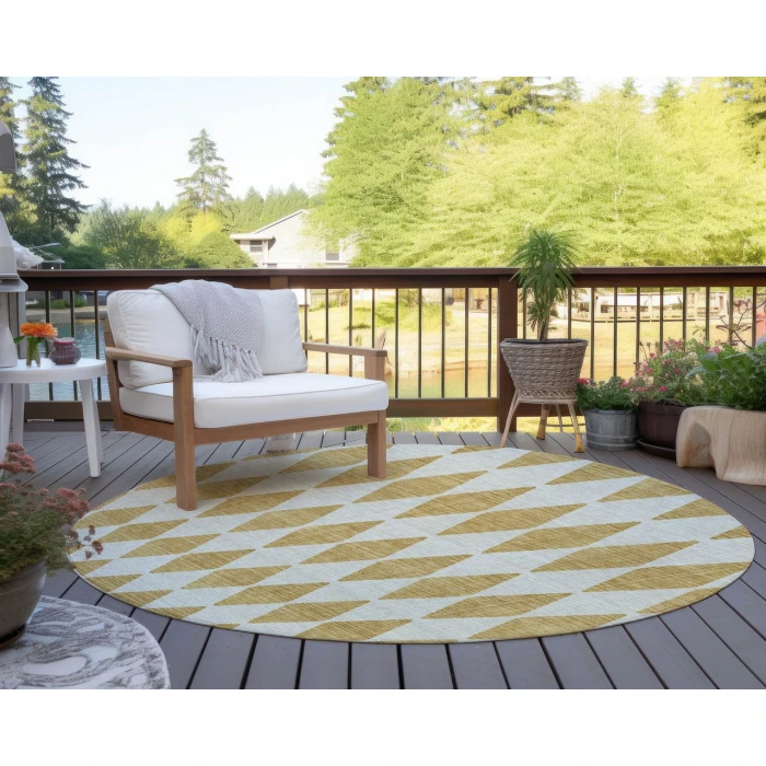 Chantille ACN578 Gold 8' x 8' Rug