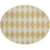 Addison Chantille ACN578 Gold 8 ft. x 8 ft. Round Rug