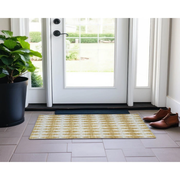Chantille ACN578 Gold 1'8" x 2'6" Rug