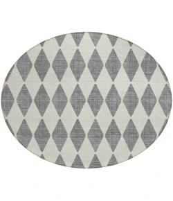 Addison Chantille ACN578 Gray 8 ft. x 8 ft. Round Rug