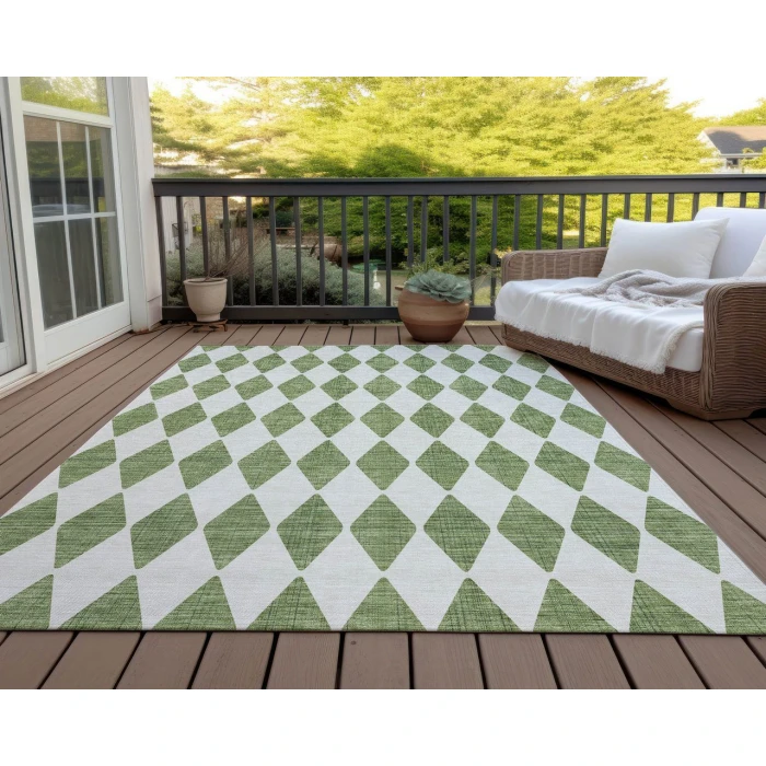 Chantille ACN578 Green 3' x 5' Rug