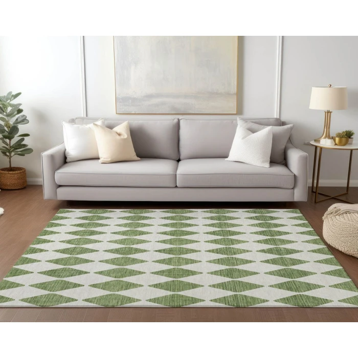 Chantille ACN578 Green 3' x 5' Rug
