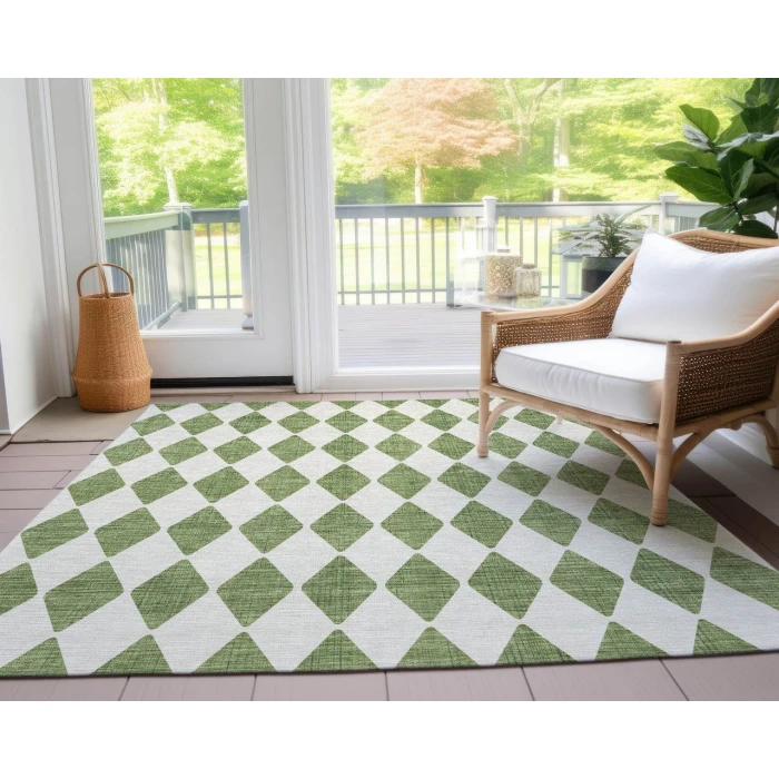 Chantille ACN578 Green 3' x 5' Rug