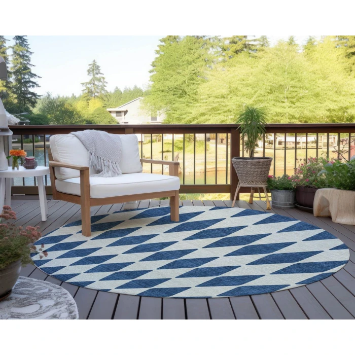 Chantille ACN578 Navy 8' x 8' Rug