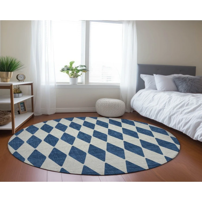 Chantille ACN578 Navy 8' x 8' Rug