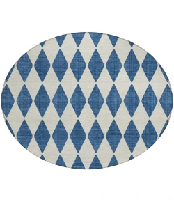 Addison Chantille ACN578 Navy 8 ft. x 8 ft. Round Rug