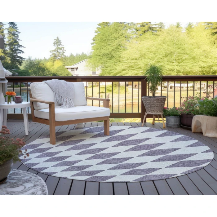 Chantille ACN578 Purple 8' x 8' Rug