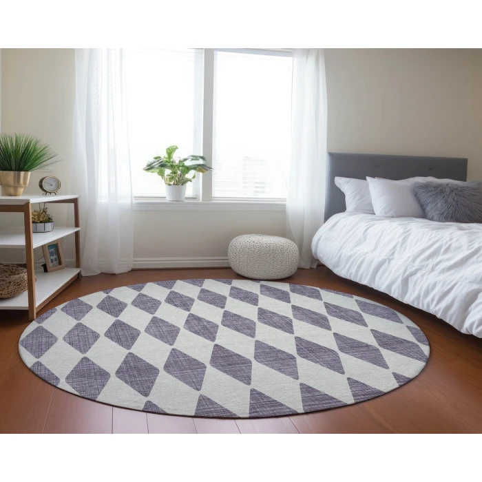 Chantille ACN578 Purple 8' x 8' Rug