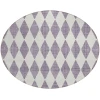 Addison Chantille ACN578 Purple 8 ft. x 8 ft. Round Rug