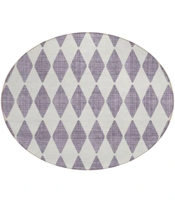 Addison Chantille ACN578 Purple 8 ft. x 8 ft. Round Rug