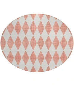 Addison Chantille ACN578 Salmon 8 ft. x 8 ft. Round Rug