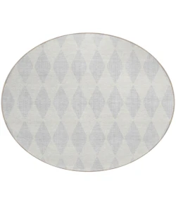 Addison Chantille ACN578 Silver 8 ft. x 8 ft. Round Rug