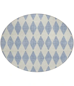 Addison Chantille ACN578 Sky 8 ft. x 8 ft. Round Rug
