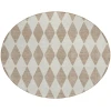 Addison Chantille ACN578 Taupe 8 ft. x 8 ft. Round Rug