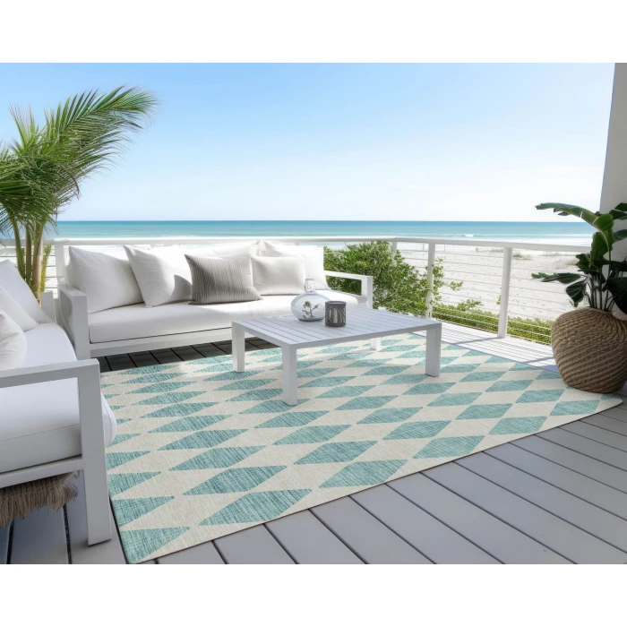 Chantille ACN578 Teal 10' x 14' Rug
