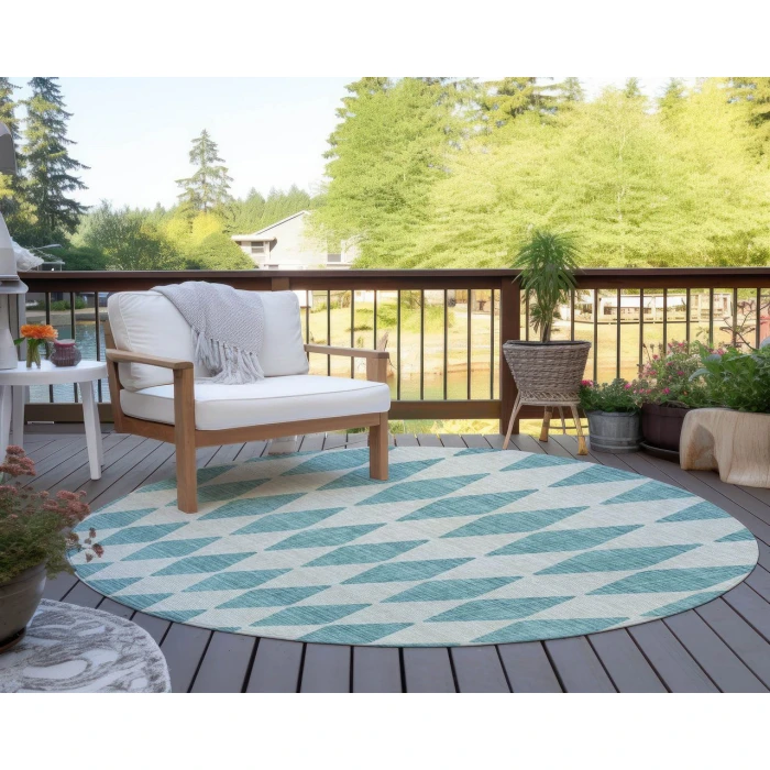 Chantille ACN578 Teal 8' x 8' Rug