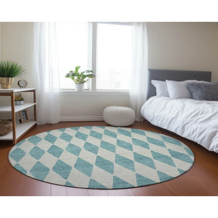 Chantille ACN578 Teal 8' x 8' Rug