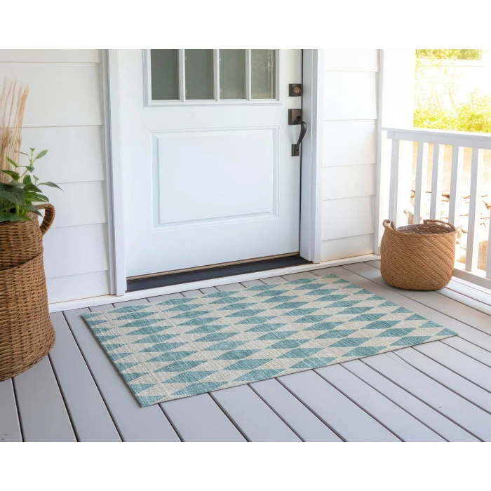 Chantille ACN578 Teal 1'8" x 2'6" Rug