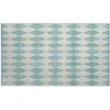 Addison Chantille ACN578 Teal 1 ft. 8 in. x 2 ft. 6 in. Rectangle Rug