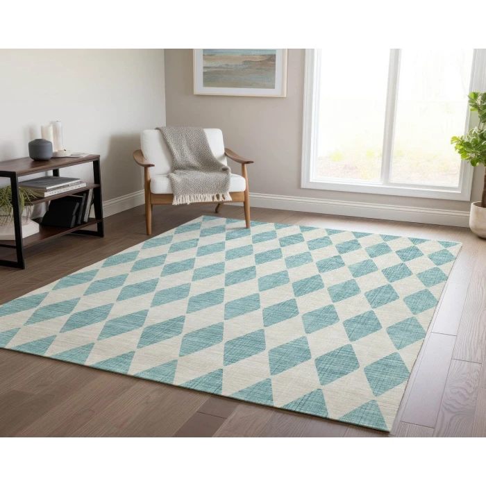 Chantille ACN578 Teal 10' x 14' Rug
