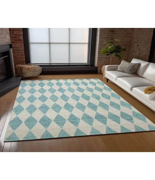 Chantille ACN578 Teal 3' x 5' Rug