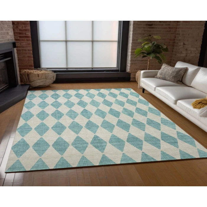 Chantille ACN578 Teal 10' x 14' Rug