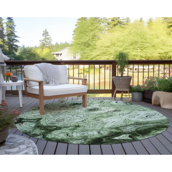 Chantille ACN579 Green 8' x 8' Rug