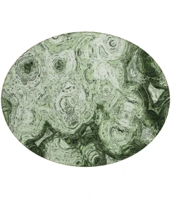 Addison Chantille ACN579 Green 8 ft. x 8 ft. Round Rug