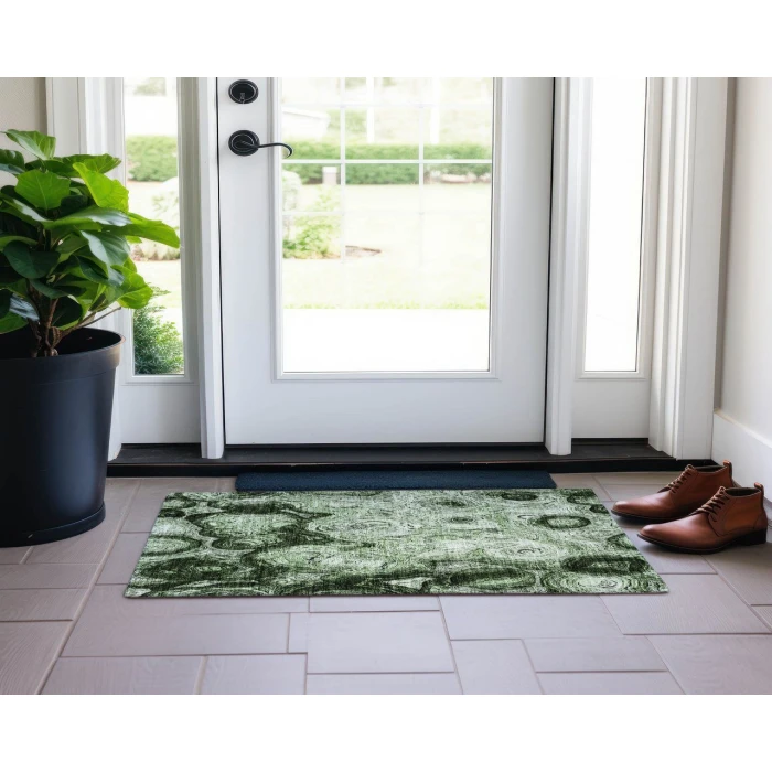 Chantille ACN579 Green 1'8" x 2'6" Rug