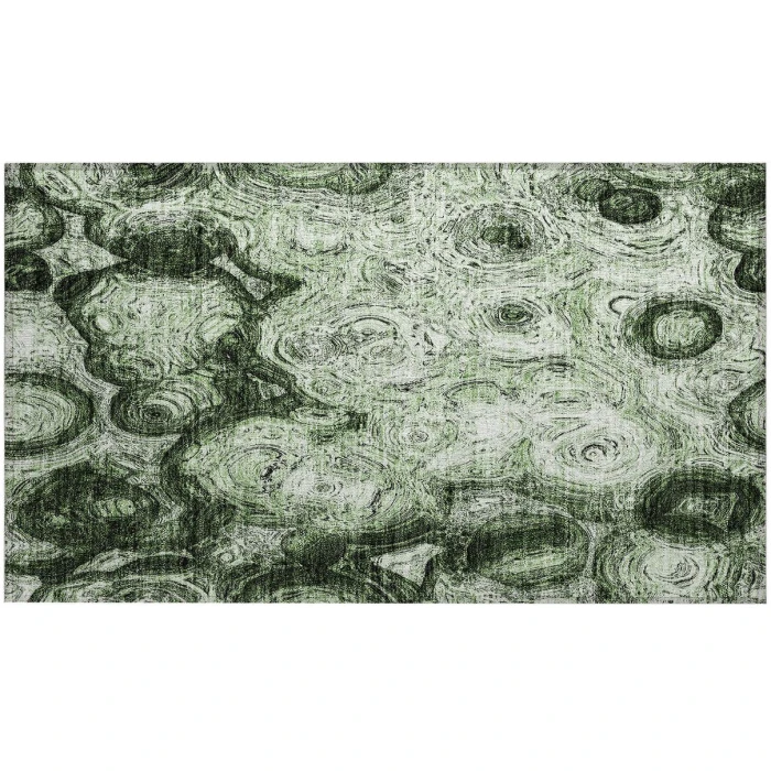 Chantille ACN579 Green 1'8" x 2'6" Rug