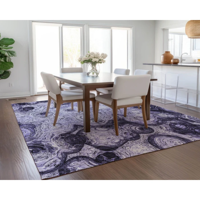 Chantille ACN579 Purple 8' x 10' Rug