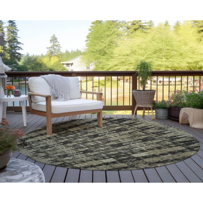 Chantille ACN580 Black 8' x 8' Rug