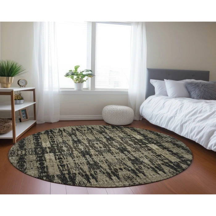 Chantille ACN580 Black 8' x 8' Rug