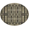 Addison Chantille ACN580 Black 8 ft. x 8 ft. Round Rug