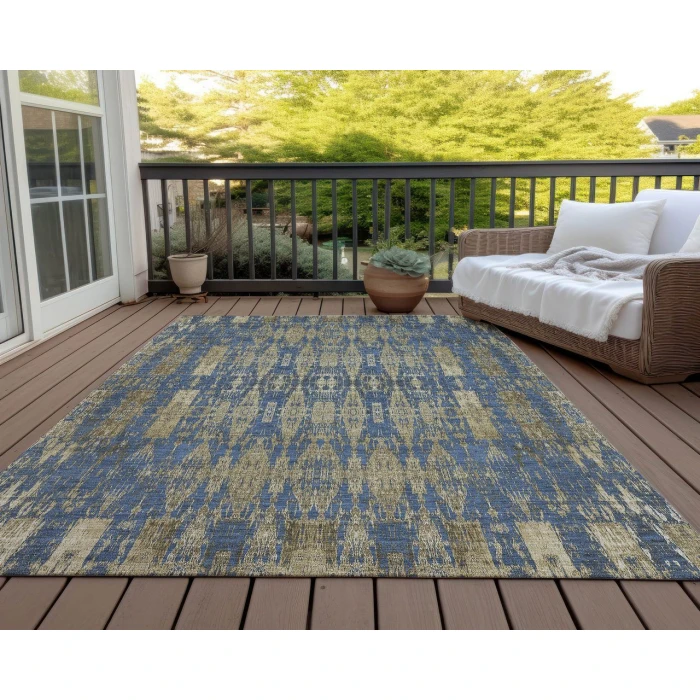 Chantille ACN580 Blue 2'6" x 3'10" Rug