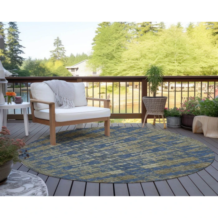 Chantille ACN580 Blue 8' x 8' Rug