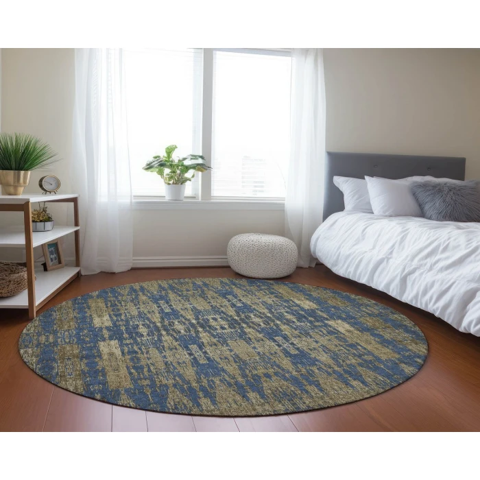 Chantille ACN580 Blue 8' x 8' Rug