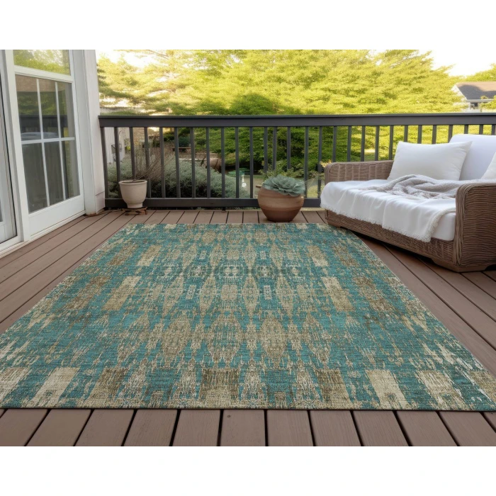 Chantille ACN580 Teal 5' x 7'6" Rug
