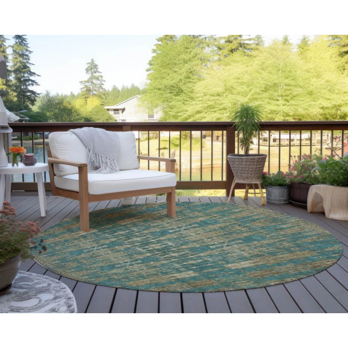 Chantille ACN580 Teal 8' x 8' Rug